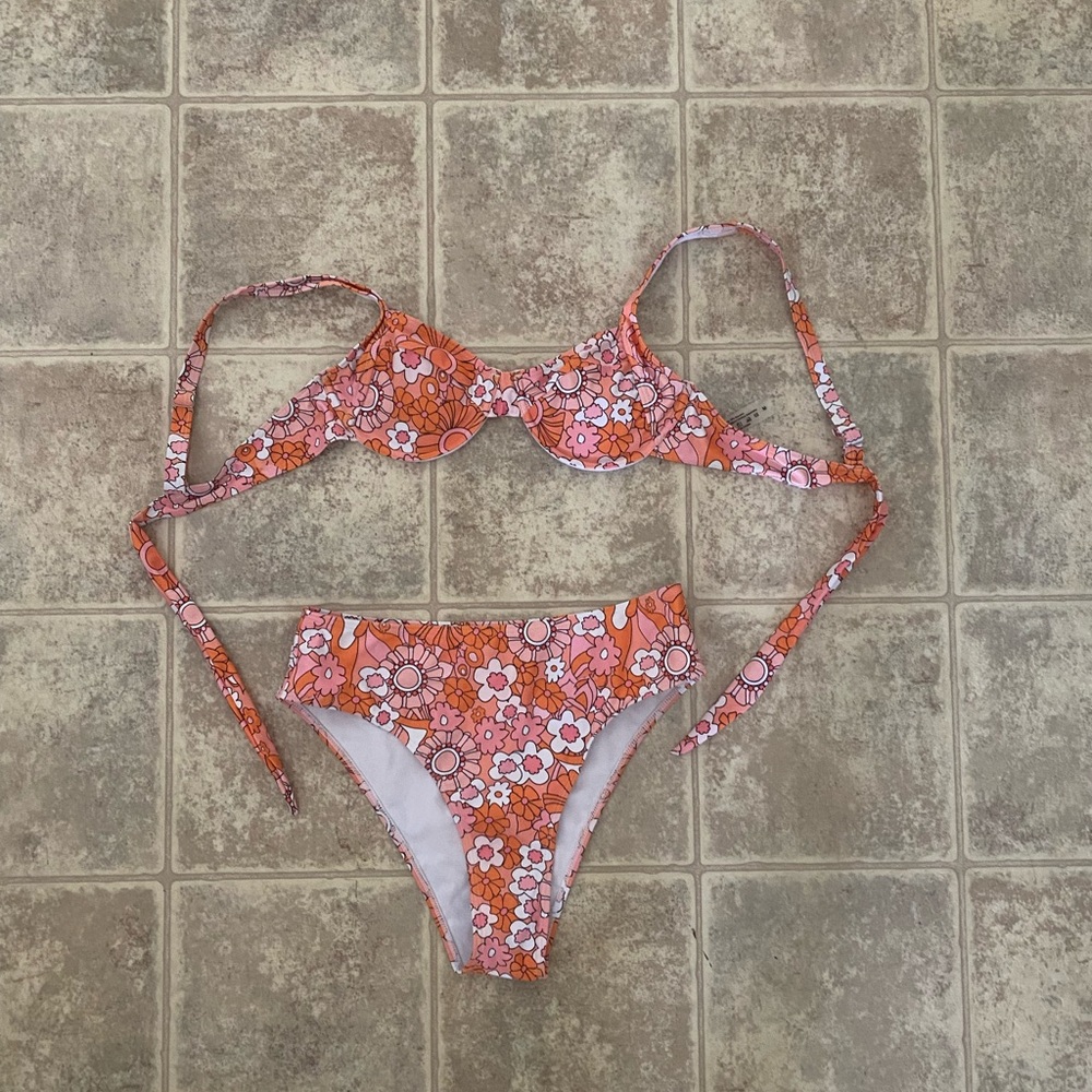 Flower Retro Bikini